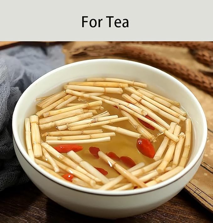 Lalang Grass Root-Bai Mao Gen-7.05oz/200gPure Natural Chinese Herbal Medicine- 白茅根-for Tea, Soup (Lalang Grass Rhizome)