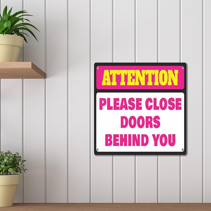 Custom Metal Sign for Outdoor and Indoor made from weatherproof non rusting aluminum. Full Color, UV Ink lasts years. Customized No Trespassing Signs, Personalized Delivery Signs for home or office. 8" x 8" - by ATX CUSTOM SIGNS