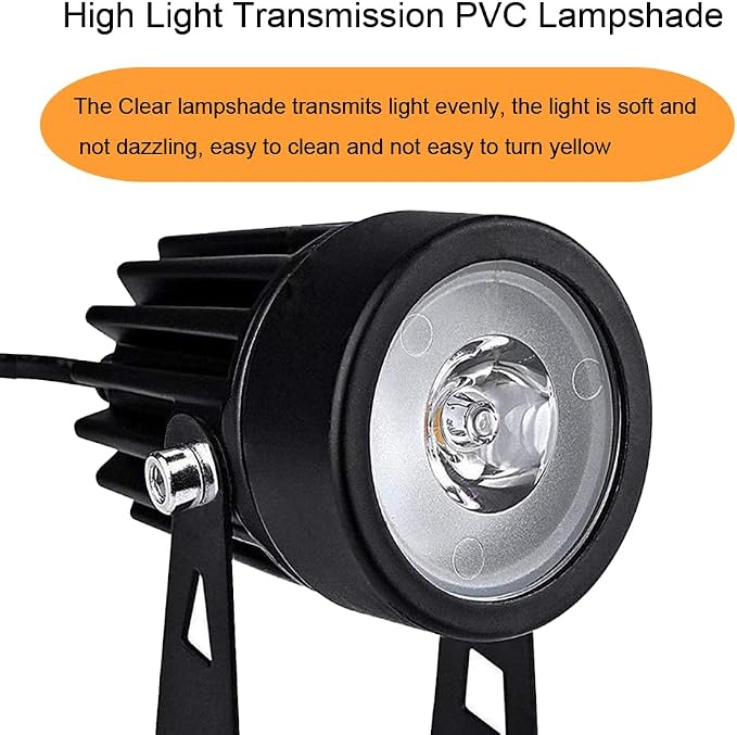 SUNLONG Solar Lights Outdoor Waterproof Solar Powered Spot Lights Aluminum Casting Landscaping Spotlight for Garden Yard Tree Uplight Downlight (Natural White)