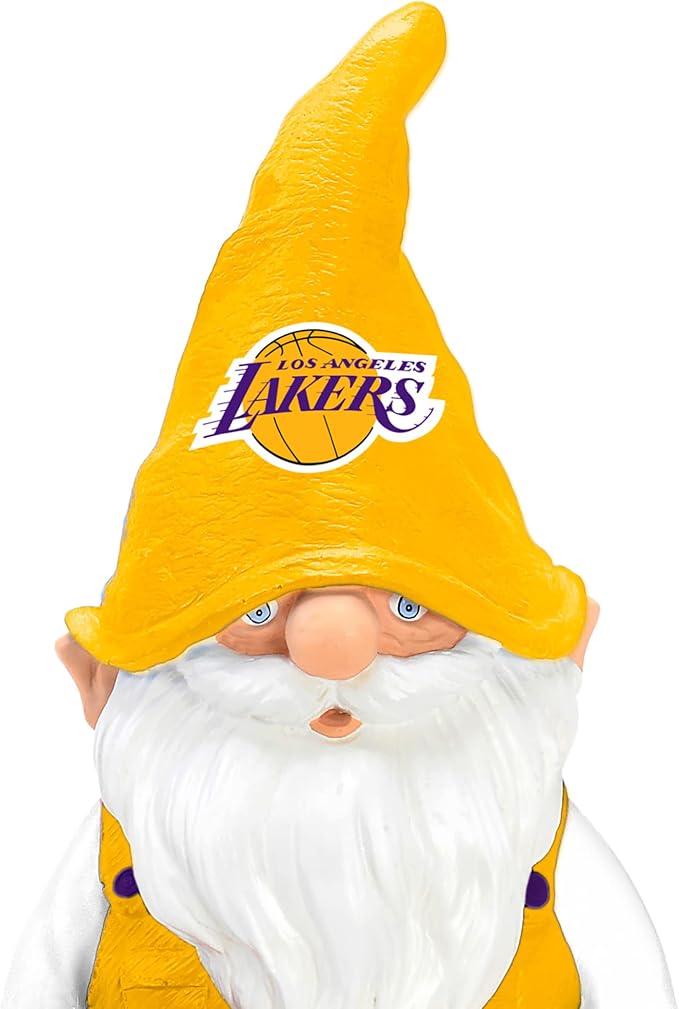 FOCO Unisex-Adult NBA Team Logo Outdoor Garden Gnomes