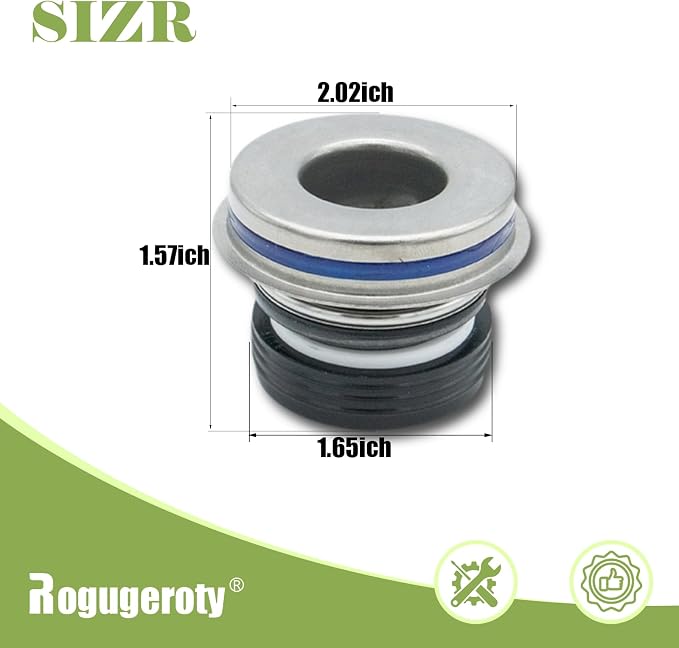 PS-1000 5/8" Shaft Seal Compatible with Swimming Pool Spa Pump PS-1000 AS-1000 U109-136SS