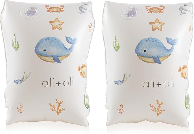 Ali+Oli Summer Collection, Swim Seat for Baby, Swim Ring for Kids, Arm Floaties for Toddlers, Kiddie Pool for Infant, Inflatable Ball Pit