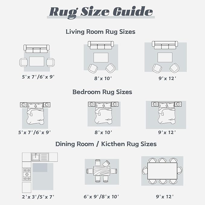 Area Rug 9x12 Washable Rug, Vintage Boho Medallion Rugs Non-Slip Soft Low Pile Large Distressed Rug Indoor Retro Carpet for Living Room Bedroom Dining Room Home Office (Grey, 9'x12')