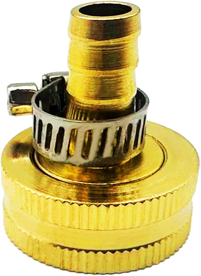 Garden Hose Adapter 10PCS 3/4GHT(F) to 1/4 Barb Garden Hose to Pipe Fittings Connect, Garden Pipe Joint Extension Repair Fitting