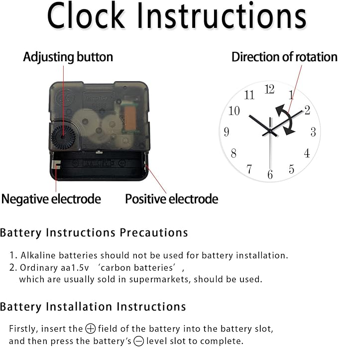 Blue Beach Wall Clocks Battery Operated 12 Inch | Analog Glass Wall Clock for Living Room Bedroom Bathroom Kitchen Office Decor Wall Clock Silent