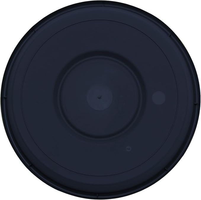 Bloem Terra 16" Round Plastic Plant Saucer, Lightweight UV-Resistant Indoor/Outdoor Flower Pot Tray - Fits 16-inch Planter Pots, Navy, 2-Pack