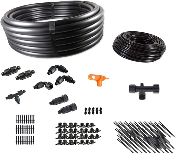 Gravity Feed Drip Irrigation Kit for Dirty Water - Kit Size : Deluxe