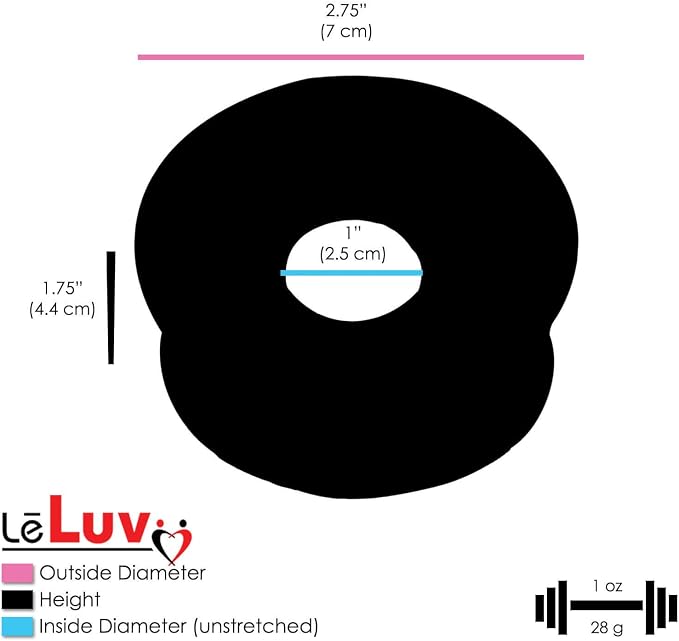 LeLuv Vibrating Penis Pump Maxi Blue Handle + Protected Gauge and Clear Hose - 9 inch Length x 2.125 Inch Diameter Cylinder