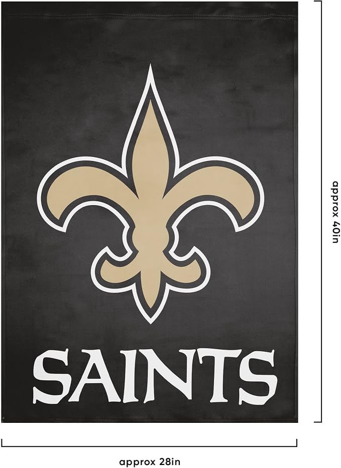 NFL Double Sided Team Logo Vertical Flag (40" x 28")