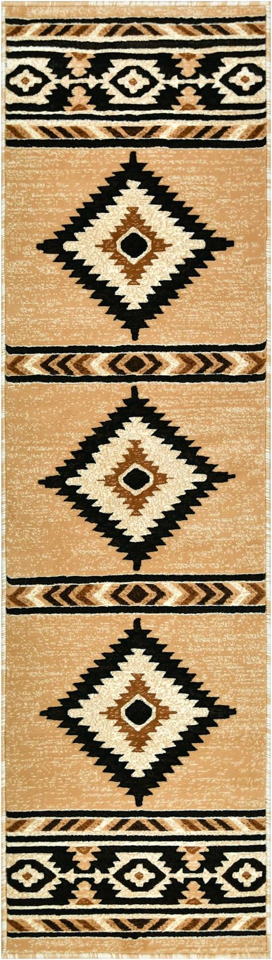 YHSF Southwestern Area Rug - Anti Static & Washable - Berber, 2 ft x 7 ft | Soft Native American Tribal Floor Rugs for Living Room, Bedroom, Hallways, and More - Easy-to-Clean Home Decors