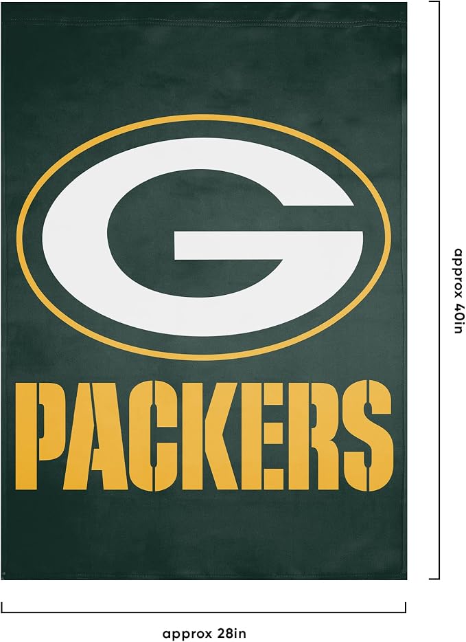 NFL Double Sided Team Logo Vertical Flag (40" x 28")