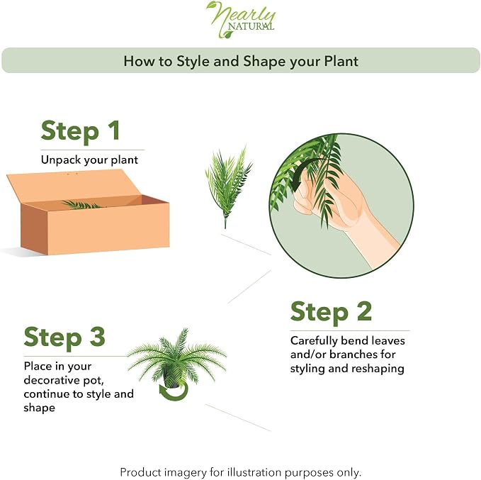 Nearly Natural 48in Boston Fern Artificial Plant, Large Hanging Fake Plant with 67 Long Realistic Fronds, Maintenance-Free Faux Fern for Office and Home Decor