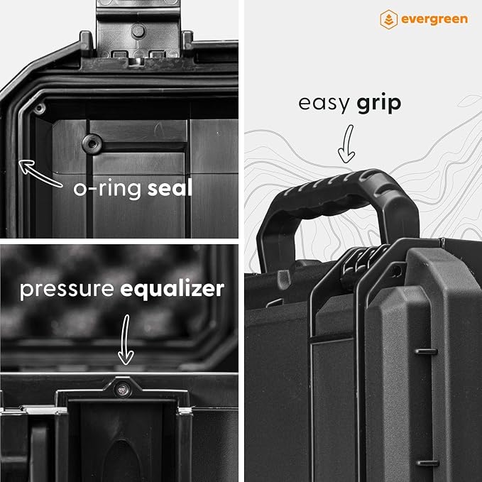 Evergreen Rifle Ammo Cases - Multiple Options - Compatible with 223, 5.56, 300 BLK, 7.62/43 Win, 6.5 Creedmoor, 30-06 / 12GA, 16GA, 20GA / 7.62, 30-06, 308 Win / 338 Lapua