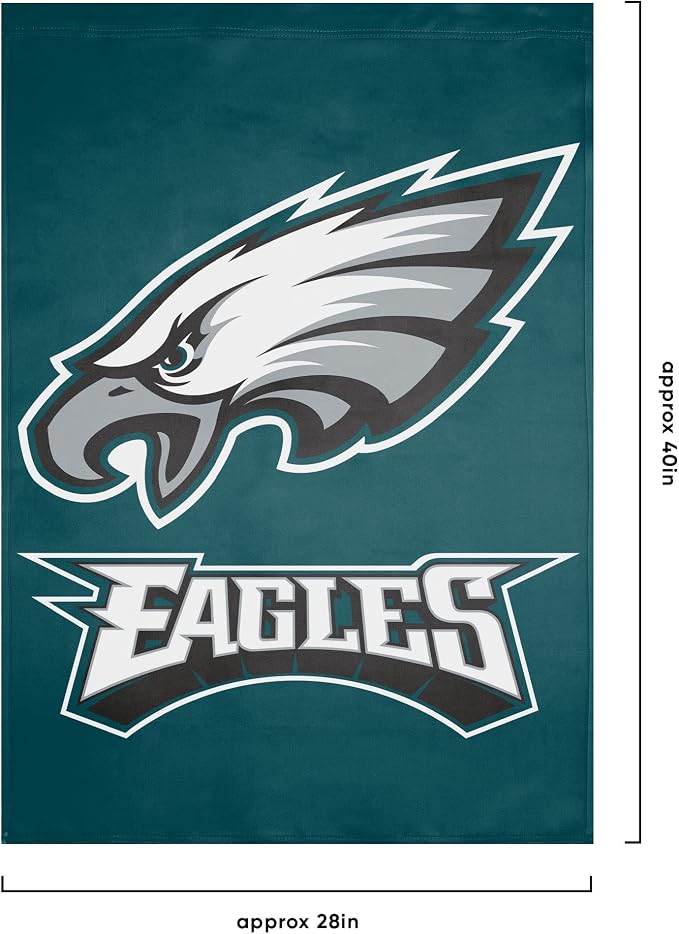 NFL Double Sided Team Logo Vertical Flag (40" x 28")