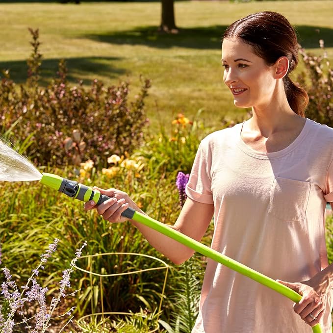 Flexzilla Garden Hose with SwivelGrip, 5/8 in. x 50 ft., ZillaGreen & Garden Hose 5/8 in. x 50 ft, Heavy Duty, Lightweight, Drinking Water Safe, ZillaGreen
