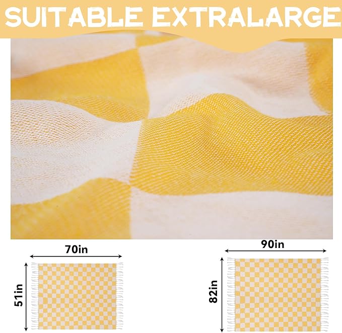 Extra Large Turkish Beach Towel Picnic Mat Throw Blanket Oversized Sandproof Boho Woven Summer Essential Yoga Accessories Park Patio Lawn Garden Grass Ground Play Music Festival Concert Must Have