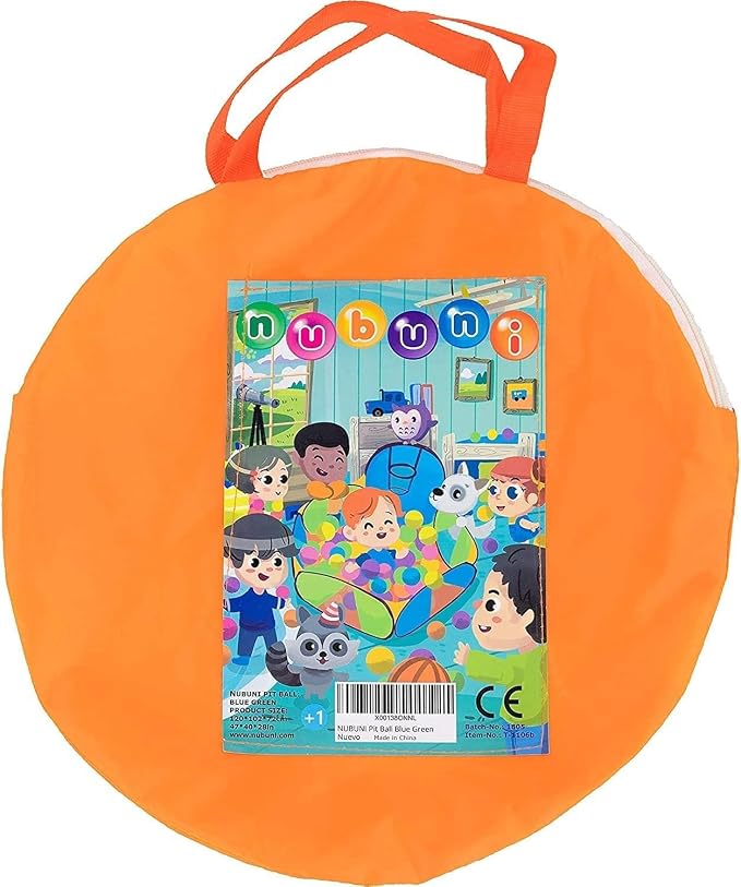 Ball Pit for Toddlers | Kids Ball Pit | Ball Pool for Babies | Piscina de Pelotas para Bebes | Playpen with Basketball Hoop and Zipper Storage Bag, 4 Ft/120CM G : Balls NOT Included pop up B