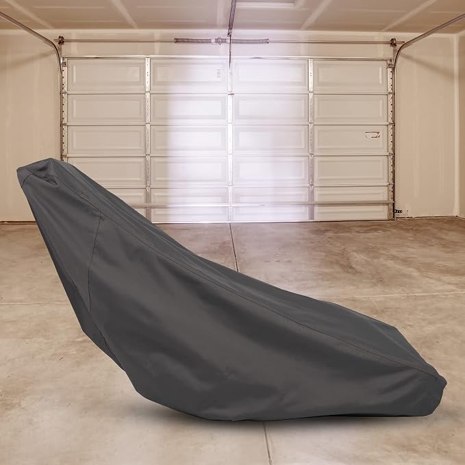 Lawn Mower Cover Waterproof Heavy Duty โ Thick Marine 600D Fabric, Large UV Resistant Lawnmower Covers For Outdoor, Tear Resistant, Universal Fit for Push Gas & Electric Mowers