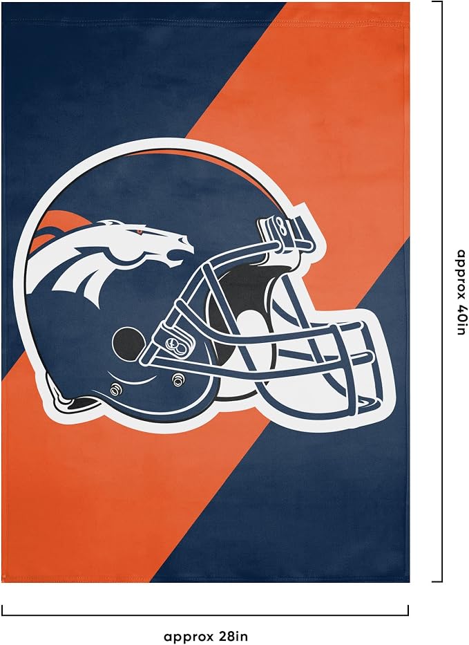 NFL Double Sided Team Logo Vertical Flag (40" x 28")