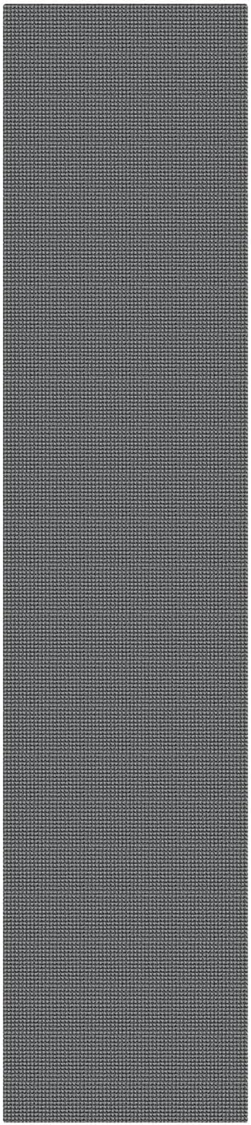 KOZYFLY Cotton 2.5'x12' Runners Rugs for Hallway, Long Washable Runner Rug, Woven Non Slip Kitchen Runner, Braided Entryway Rug, Floor Carpet for Entry, Aisle, Hall, Grey/Dark Grey