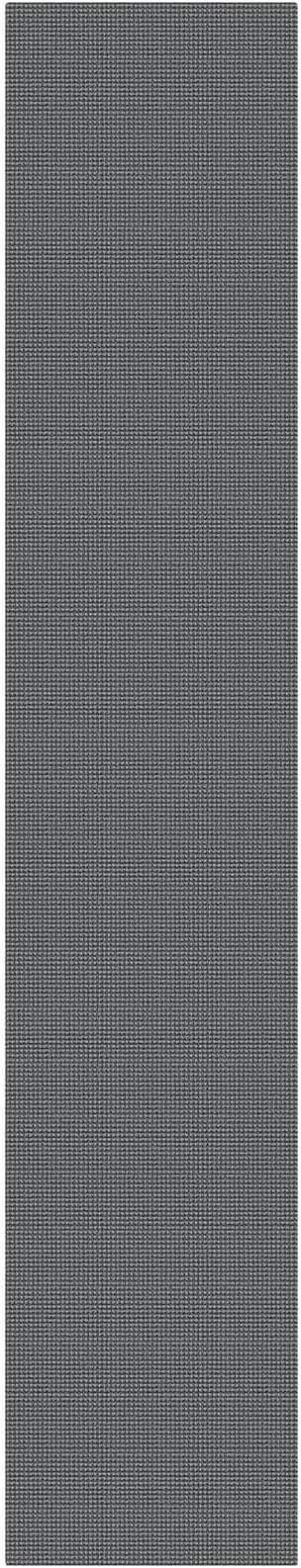KOZYFLY Cotton 2.5'x14' Runners Rugs for Hallway, Long Washable Runner Rug, Woven Non Slip Kitchen Runner, Flatweave Entryway Rug, Floor Carpet for Entry, Aisle, Hall, Grey/Dark Grey