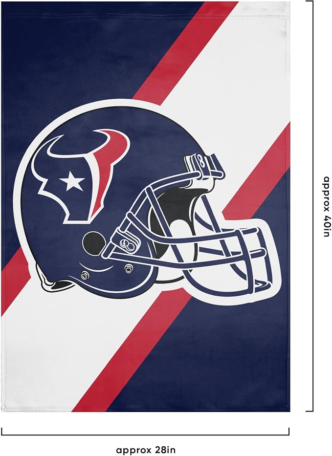 NFL Double Sided Team Logo Vertical Flag (40" x 28")
