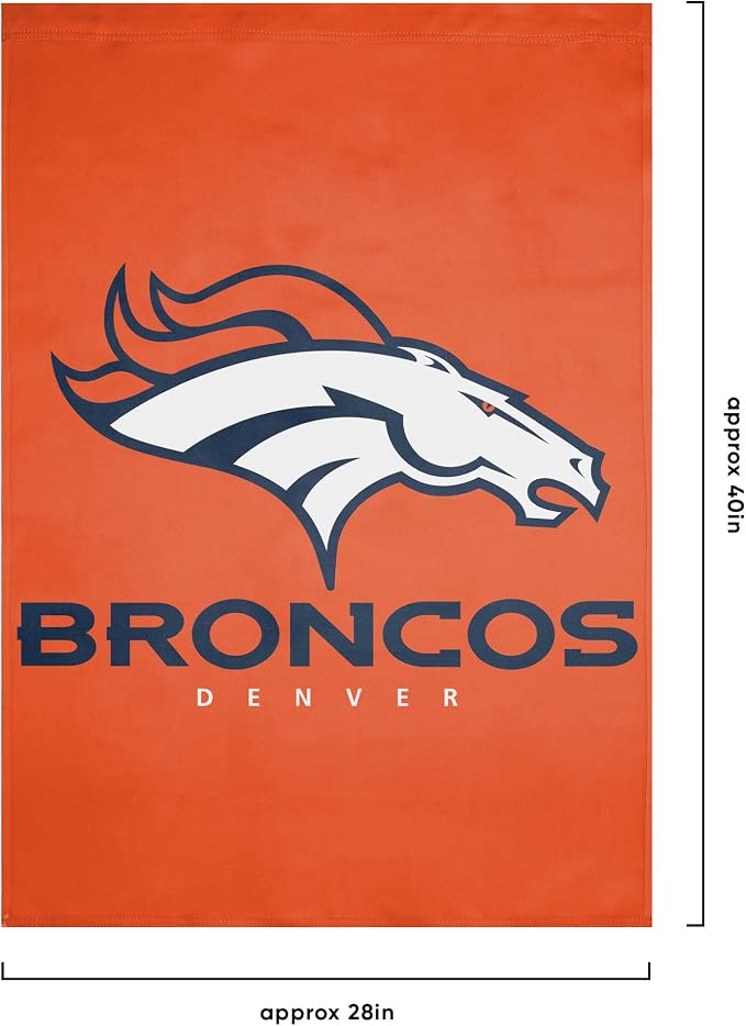 NFL Double Sided Team Logo Vertical Flag (40" x 28")