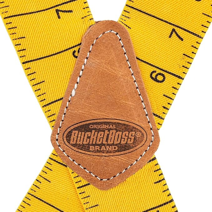 Bucket Boss - Liar’s Suspenders, Belts & Suspenders (61100), Yellow (Yardstick)