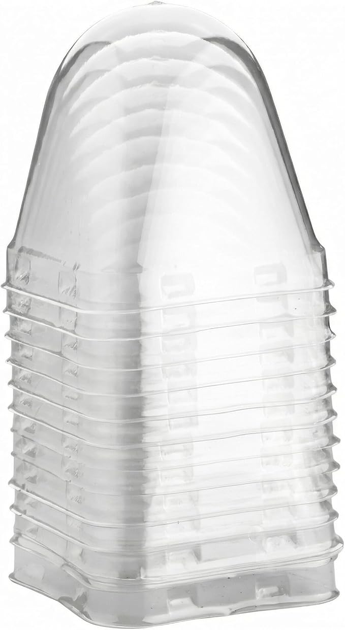 RooTrimmer 120 Pack Clear Humidity Domes, Transparent Seedling Domes Compatible with 2.7 Inch Square Nursery Pots for Seedlings