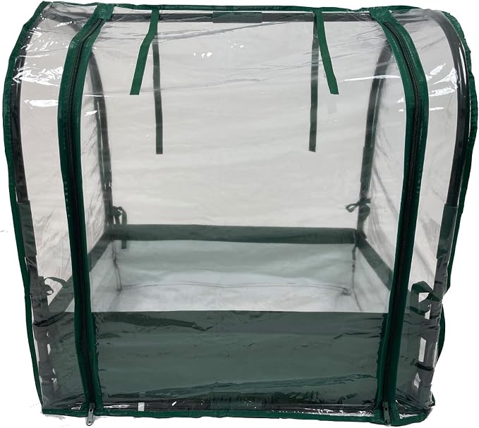 Purlyu Mini Tabletop Garden Greenhouse Nursery Plant Cover Tent Humidity Domes for Indoor and Outdoor Home Gardening Germination and Seedling Propagation - 28x20x28 Inches(PLGH7050PD)