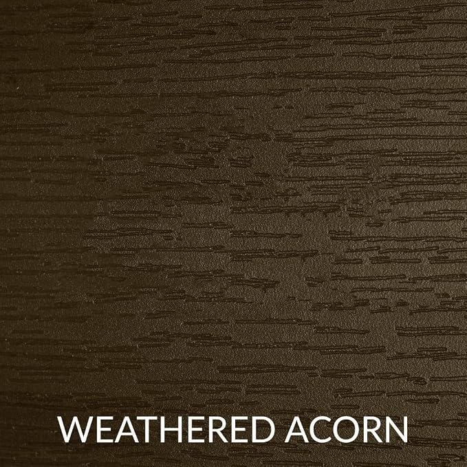 Sequoia Professional Commercial Grade Weldon Backless Picnic Bench, 6ft, Weathered Acorn