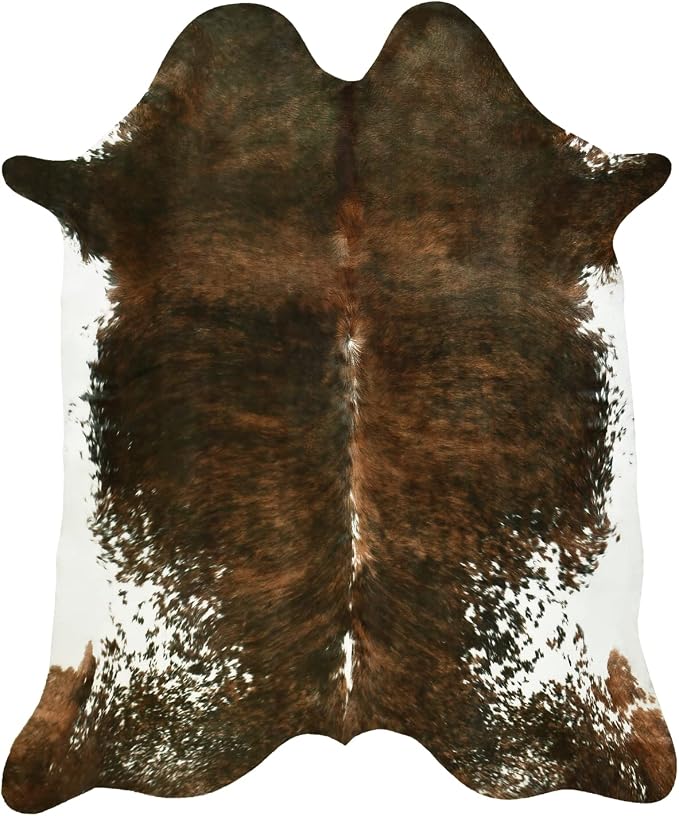 BENRON Small Faux Cowhide Rug, Cow Print Rug for Kitchen Hallyway 2.9X 3.9 | Western cow hide rug for Home Decor, Washable Rugs with Irregular Animal Skins and Hides, Non Slip, Olive Green