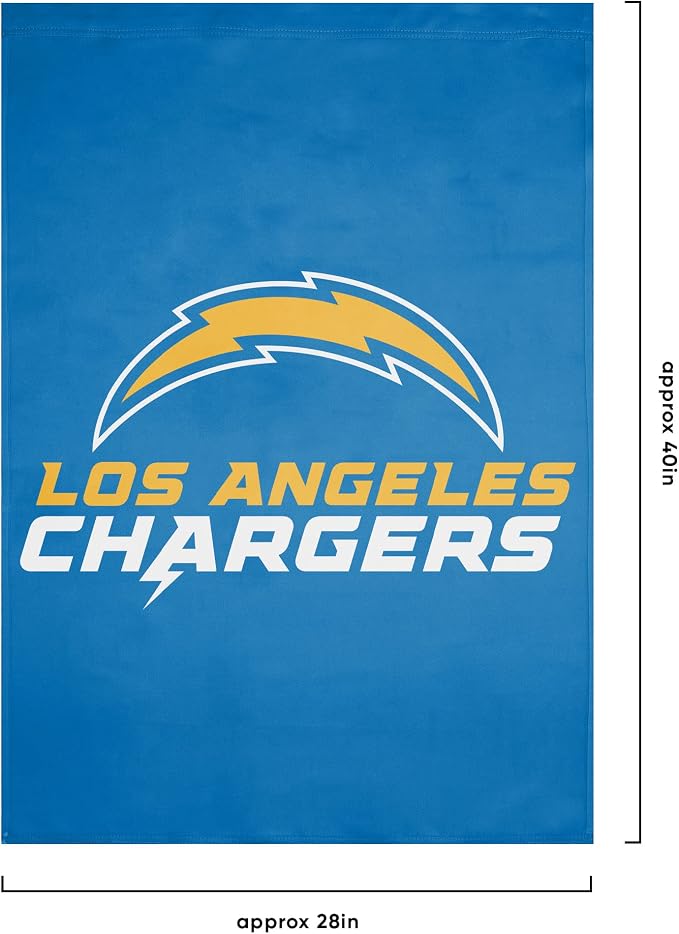 NFL Double Sided Team Logo Vertical Flag (40" x 28")