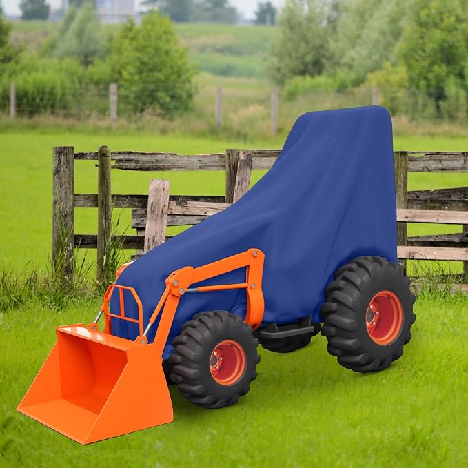 STARTWO Tractor Cover Waterproof Heavy Duty for Compact Utility Tractors LP95637 for Series 2320 2520 2720 3120 3320 3520 3720 3203 4105,Blue