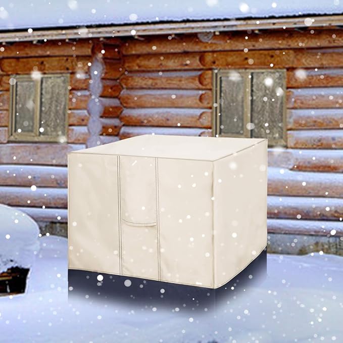 Air Conditioner Cover for Outside Units, AC Cover for Outdoor Central Unit Square Fits up to 36 x 36 x 39 Inches
