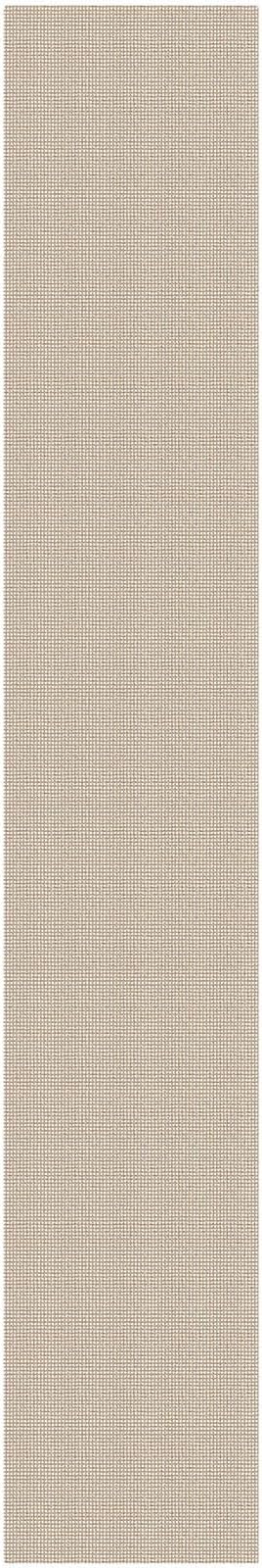 KOZYFLY 3x16 Runners Rugs for Hallway, Extra Long Washable Runner Rug, Non Slip Rubber Backed Kitchen Runner, Cotton Entryway Rug, Floor Carpet for Entry, Aisle, Hall, Ivory/Camel/Brown
