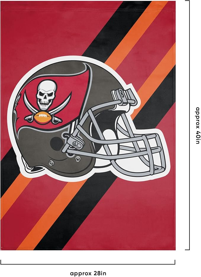NFL Double Sided Team Logo Vertical Flag (40" x 28")