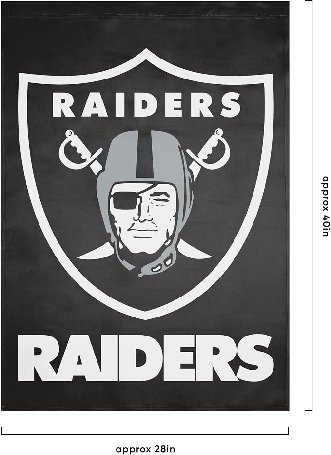 NFL Double Sided Team Logo Vertical Flag (40" x 28")