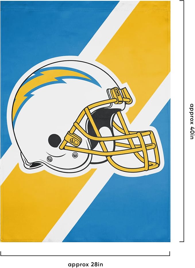 NFL Double Sided Team Logo Vertical Flag (40" x 28")
