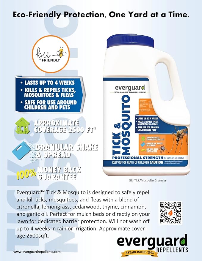 Everguard Tick & Mosquito 5lb Granular Repellent