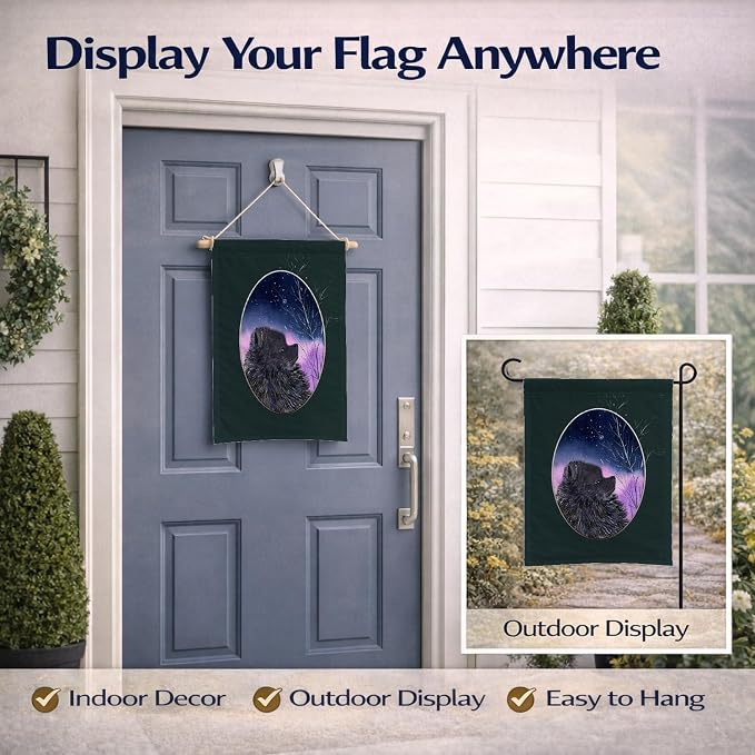 Caroline's Treasures SS8076GF Pomeranian Garden Flag Mailbox Flag Decorative Yard Flag Banner Outside Patio Artwork Yard Flower Beds, Garden Size, Multicolor
