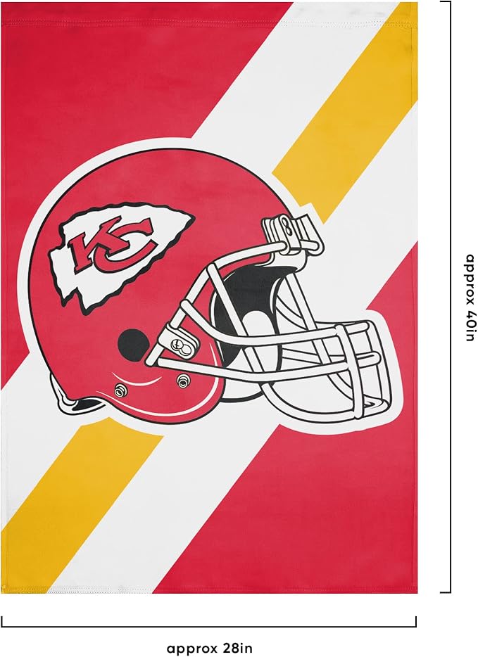 NFL Double Sided Team Logo Vertical Flag (40" x 28")