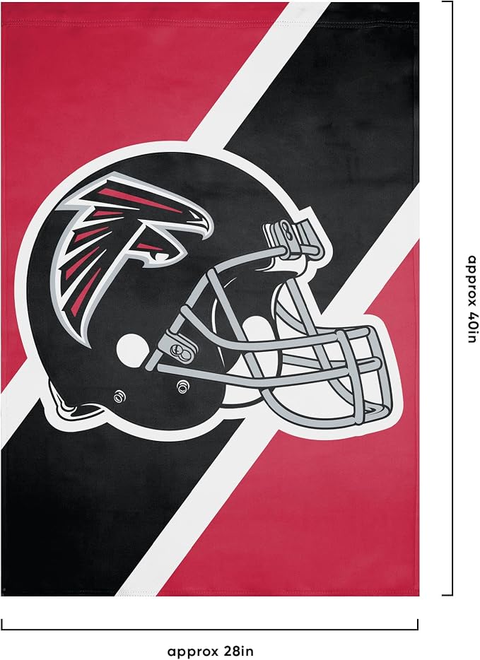 NFL Double Sided Team Logo Vertical Flag (40" x 28")