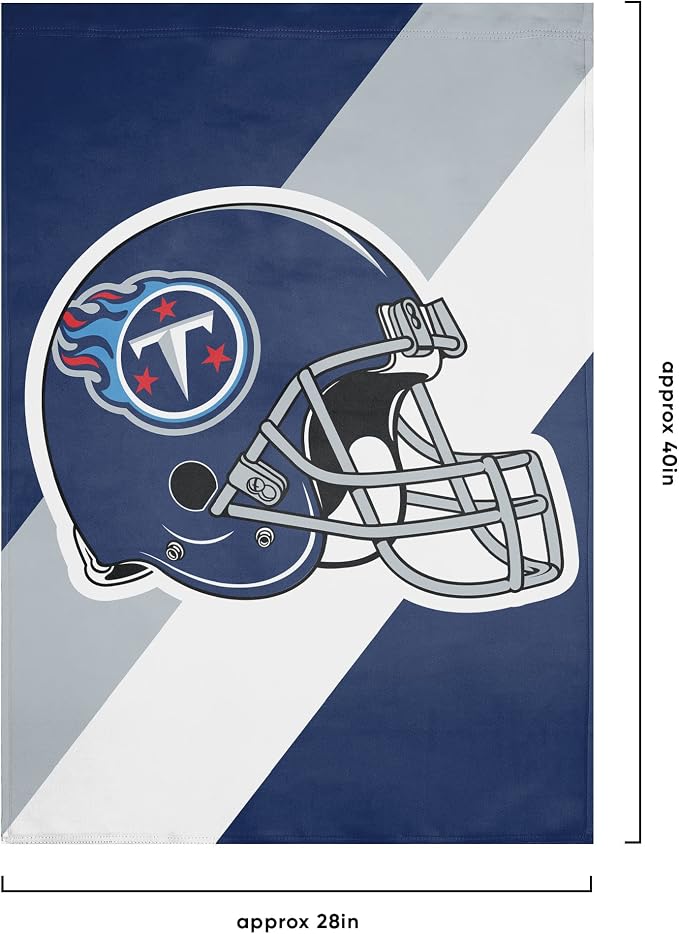 NFL Double Sided Team Logo Vertical Flag (40" x 28")