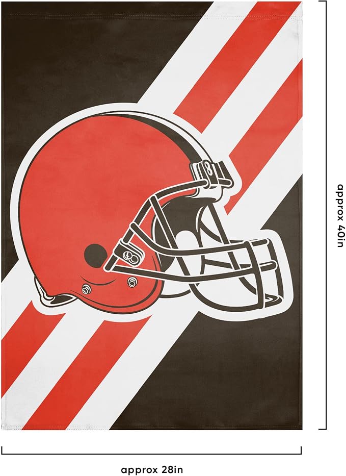 NFL Double Sided Team Logo Vertical Flag (40" x 28")
