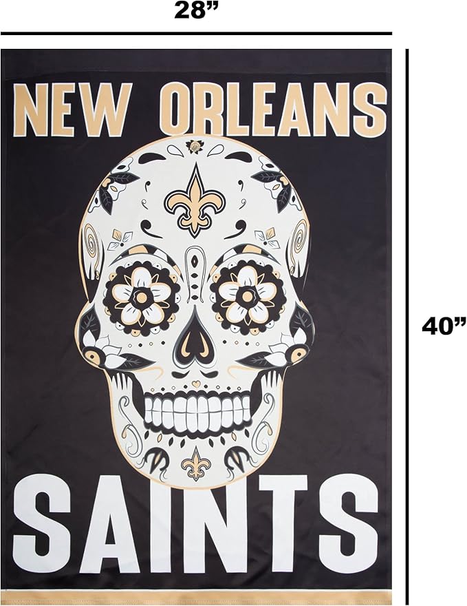 NFL Double Sided Team Logo Vertical Flag (40" x 28")