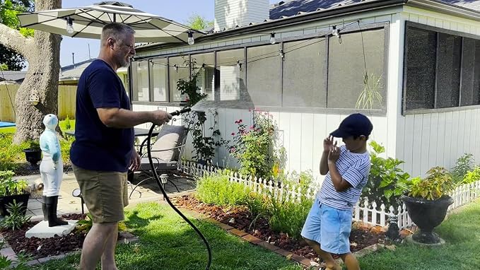 Atlantic Heavy Duty Garden Hose 200ft x 5/8 Inch Green Color Water Hose.(200 Feet)