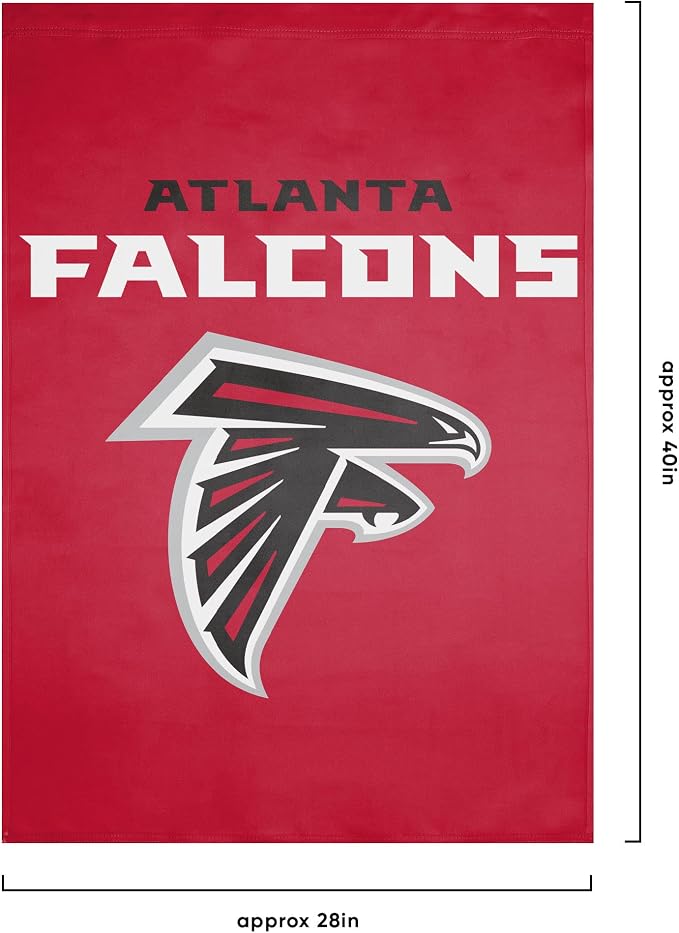 NFL Double Sided Team Logo Vertical Flag (40" x 28")
