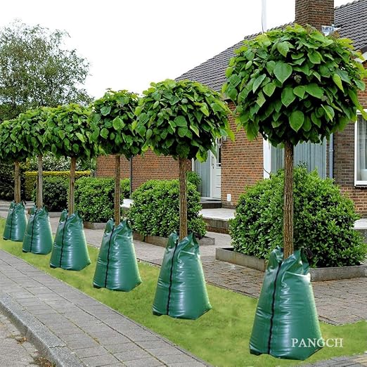 Tree Watering Bag, 20 Gallon Slow Release Tree Watering Bags-Drip Irrigation Bag for Newly Planted or Established Trees (5 Pack)