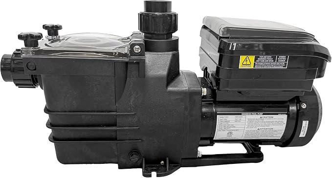 Swimline HYDROTOOLS Variable Speed Swimming Pool Pump for Inground & Above Ground Pools | 3.0 HP, 9720 GPH Self Priming Filter Pumps | 230 V, LED Control Panel, 2-4 Flow Speeds, Strainer Basket, DOE